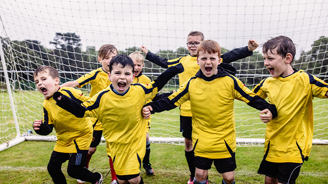 A grassroots club celebrating