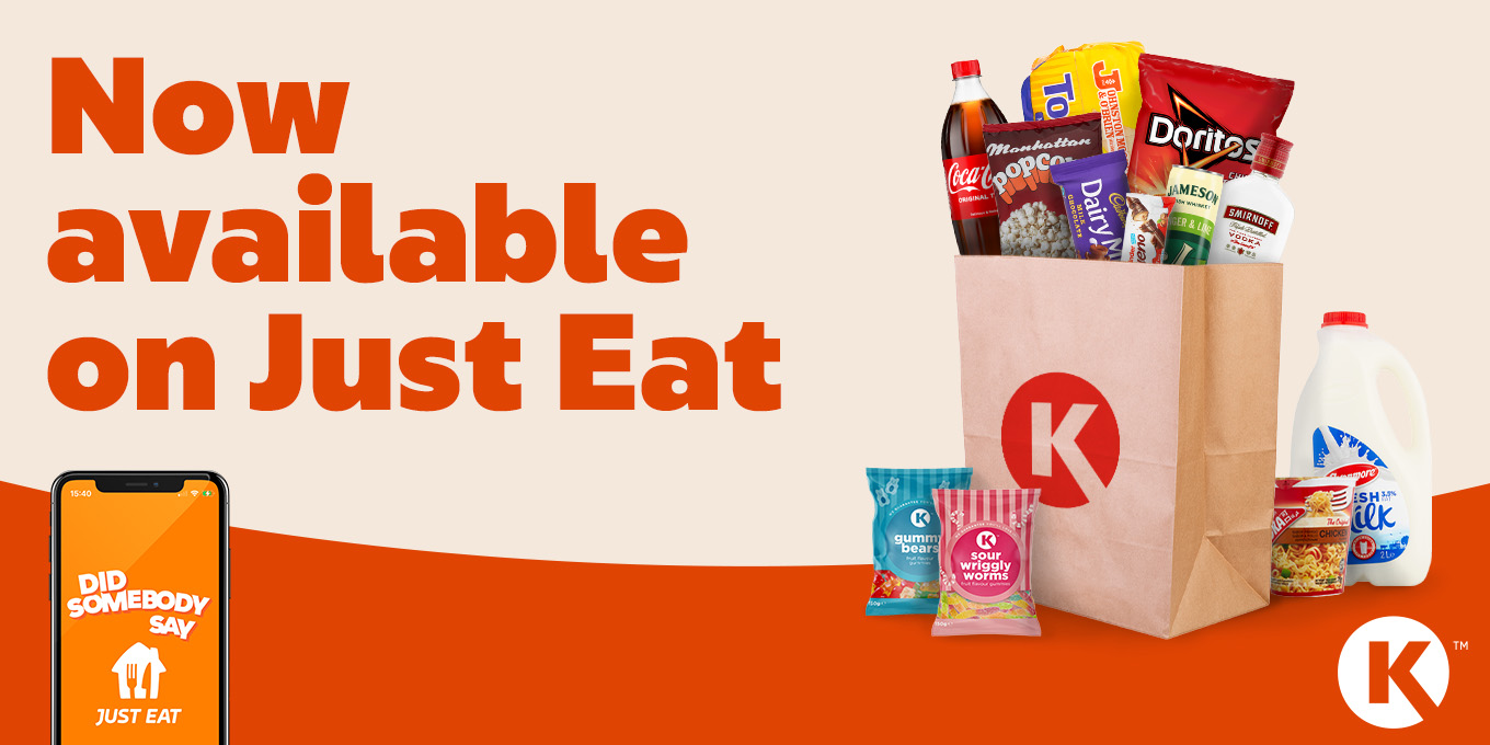 CK now available on Just Eat