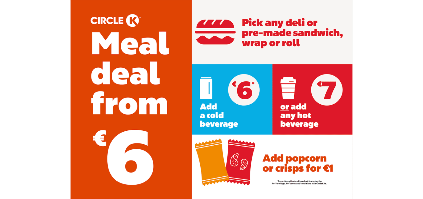 Meal deal from €6