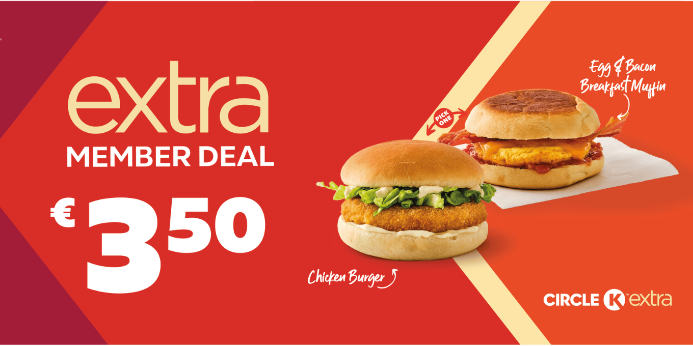 Extra member deal €3.50